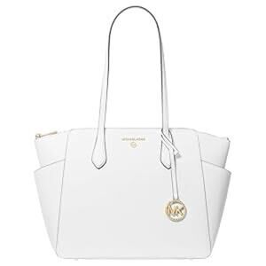Michael Kors Women's Marilyn Medium Saffiano leather Top-Zip Tote Bag,